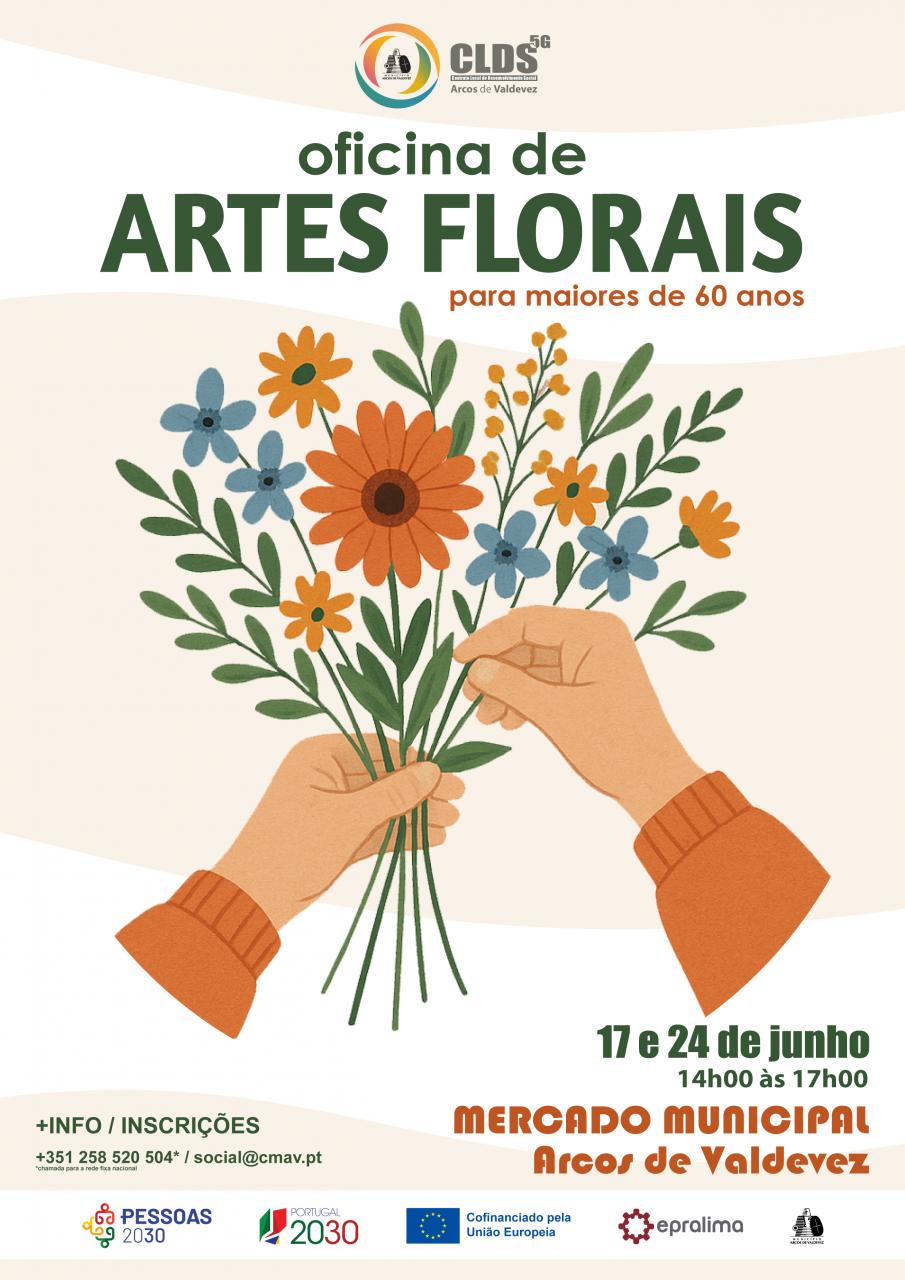 Oficina de Artes Florais - Oficinas Séniores
